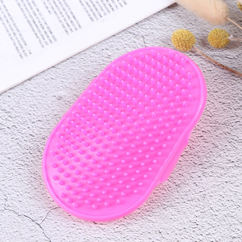 Chien Animal toilettage gant Silicone chats brosse peigne desheding cheveux gants chiens bain nettoyage fournitures animaux peignes 23cm x 12cm: PK