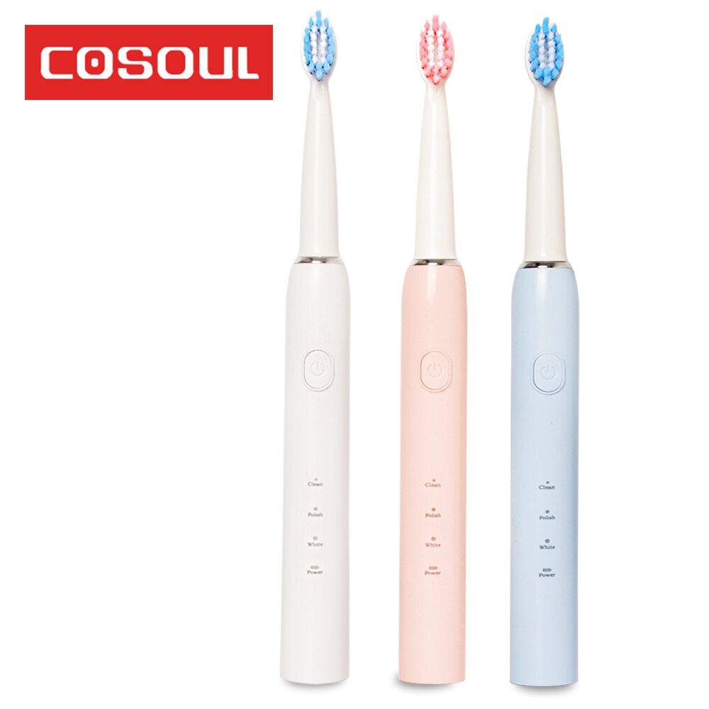 Sonic Electric Toothbrush 3 Modes Clean Whiten Dentist Recommended Care Teeth Automatic Tooth Brush USB Rechargeable Waterproof