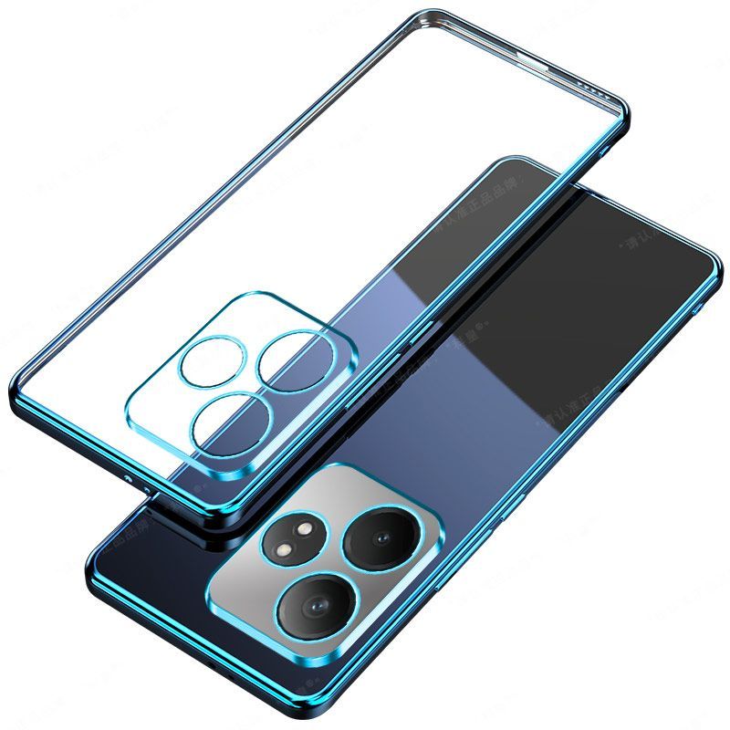 Case For Realme GT6 GT Neo6 SE 6T Electroplated Transparent Lens Protection Anti Cover For Realme GT6 Shockproof Bumper