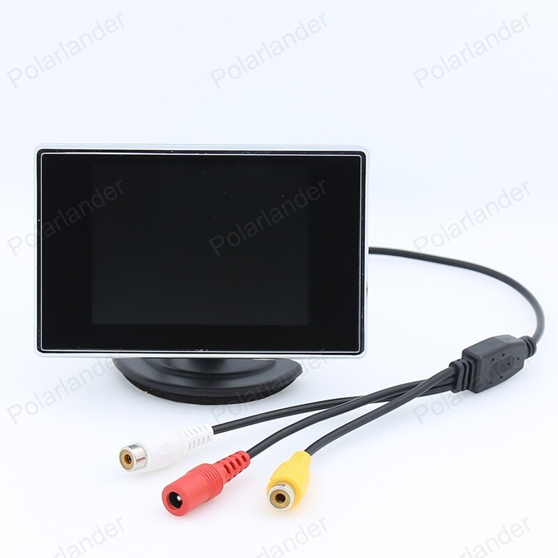 Voor Achteruitrijcamera Parking digitale kleur 3.5 inch Tft LCD kleine display voor Camera Achteruitkijkspiegel Auto Monitor