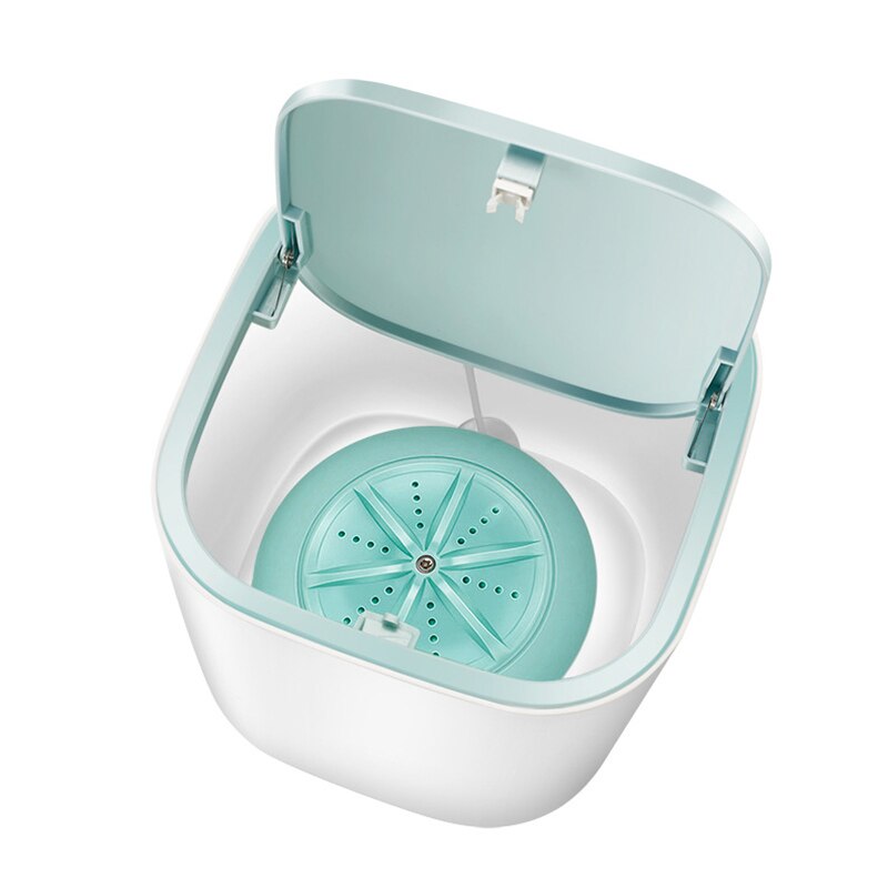 Mini pesukone kannettava henkilökohtainen pyörivä turbiinipesukone vaatteiden pesukone kodin työmatkalle