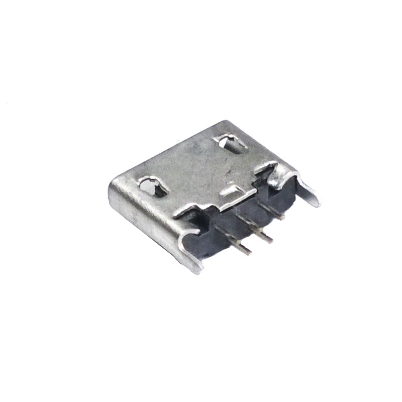 100pcs Micro USB Vrouwelijke 180 graden dip 5 Pin Connectors Jack Connector Jack Tail Sockect Plug Terminals