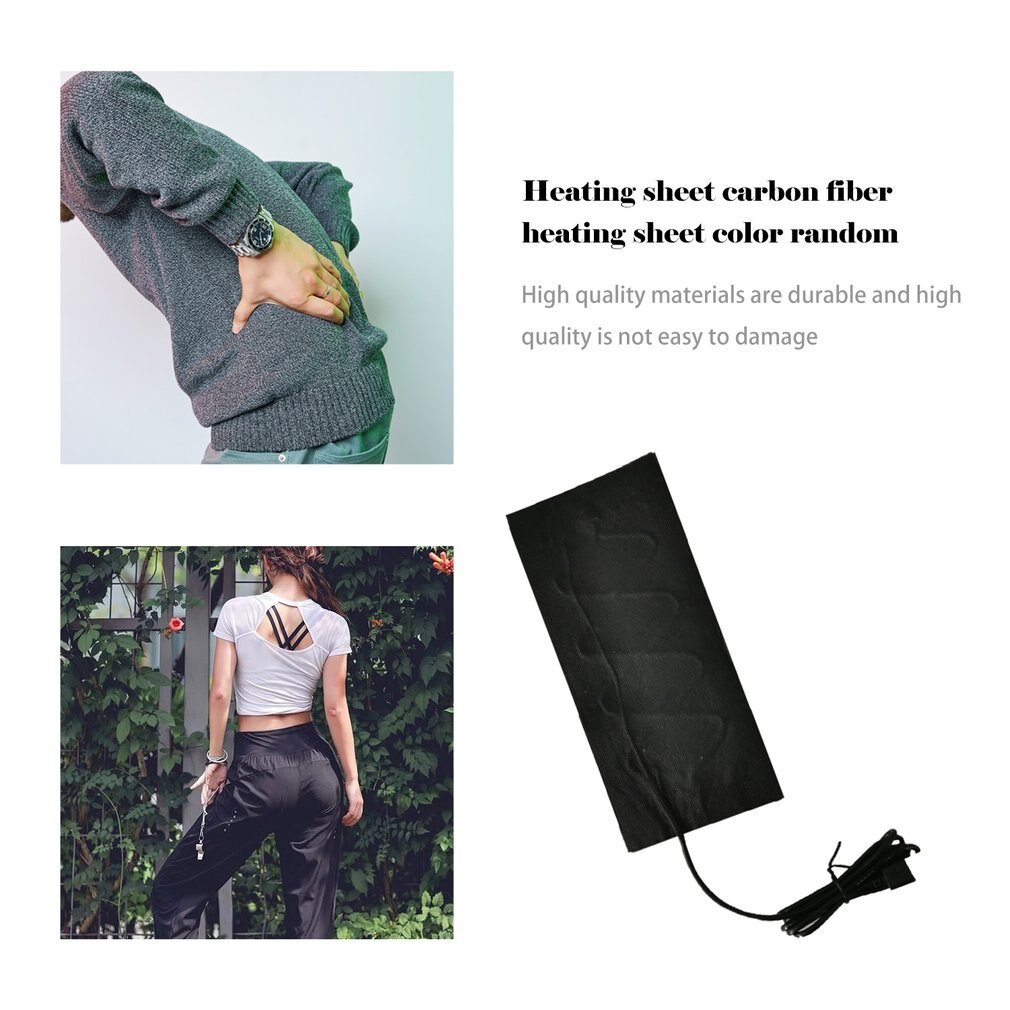 Carbon Fiber Heating Sheet Heating Sheet Usb5V Low Pressure Heating Sheet Waist Insulation Sleeve Heating Cloth