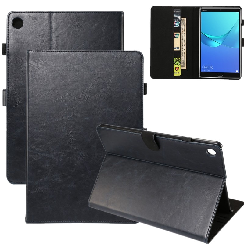 Leer voor huawei mediapad  m5 10 pro 10.8 " flip stand smart case voor huawei mediapad  m5 10.8 cover tablet pc shell