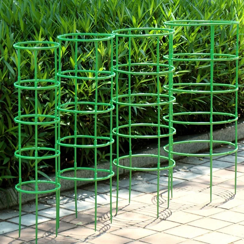 Soporte para plantas verdes, marco de pila, arreglo de invernadero, varilla fija semicircular, plantas de flores de interior, soporte de escalada de vid, pluma Hock