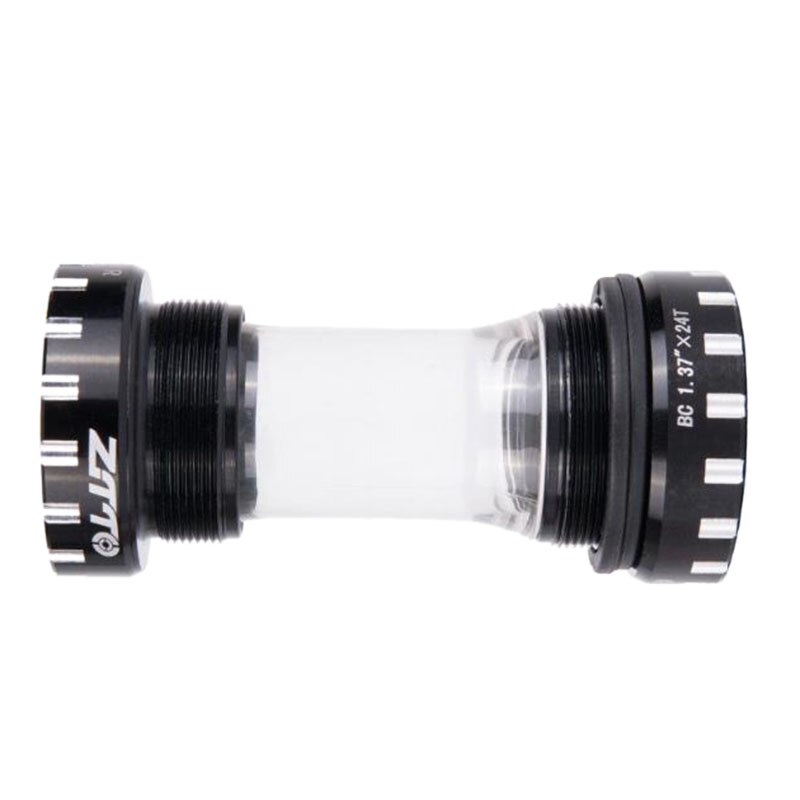 ZTTO-bielas huecas integradas para bicicleta de montaña, eje Central roscado: Black