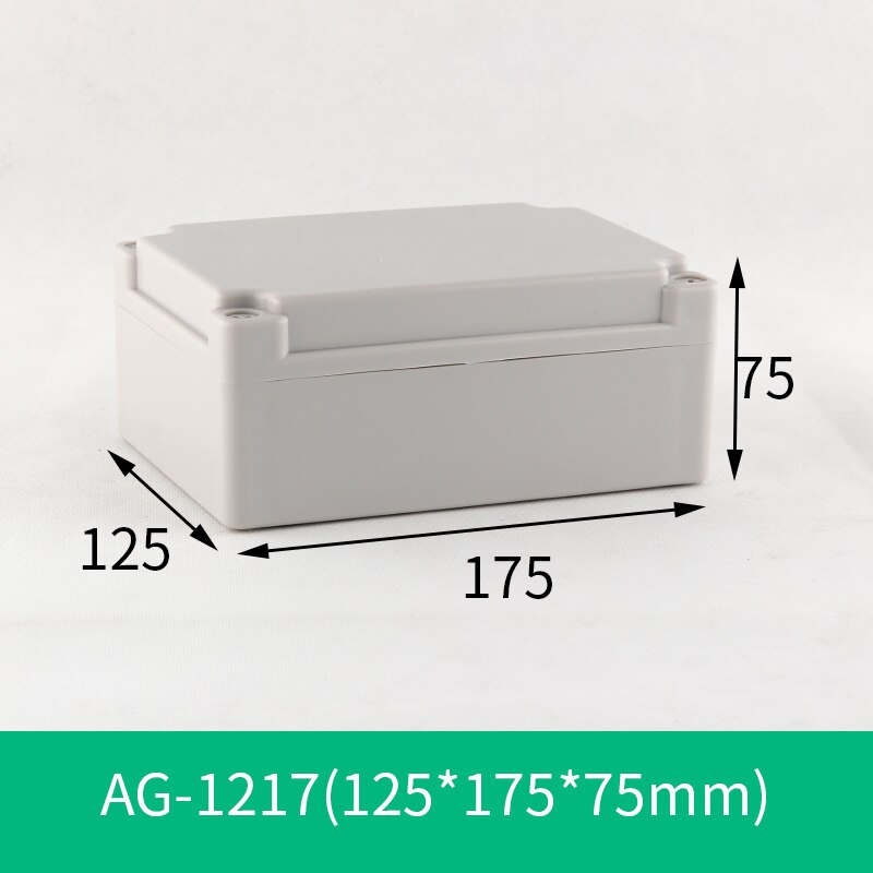 IP67 Plastic Project Box Behuizing Waterdicht Diy Aansluitkastje Abs Behuizing Case Verdeelkast: 175x125x75