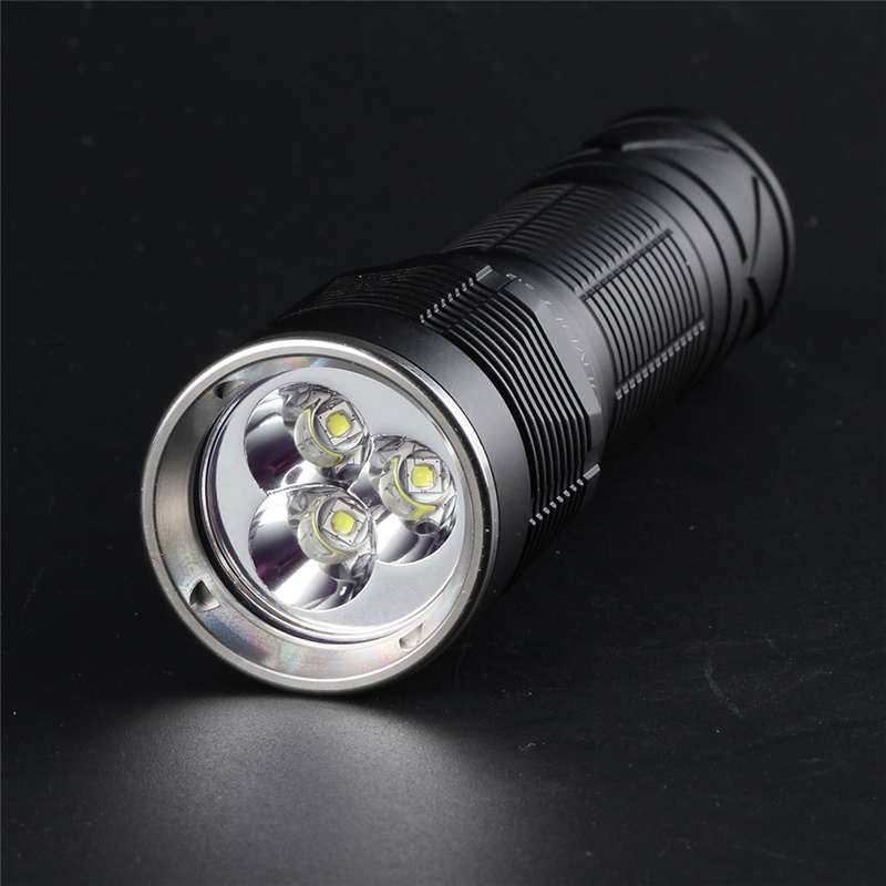 Convoy S12 3x SST20/Nichia 219C 2300LM 6000mAh Output Hoge Aangedreven Zaklamp 18650 21700 Zaklamp voor Camping LED torch
