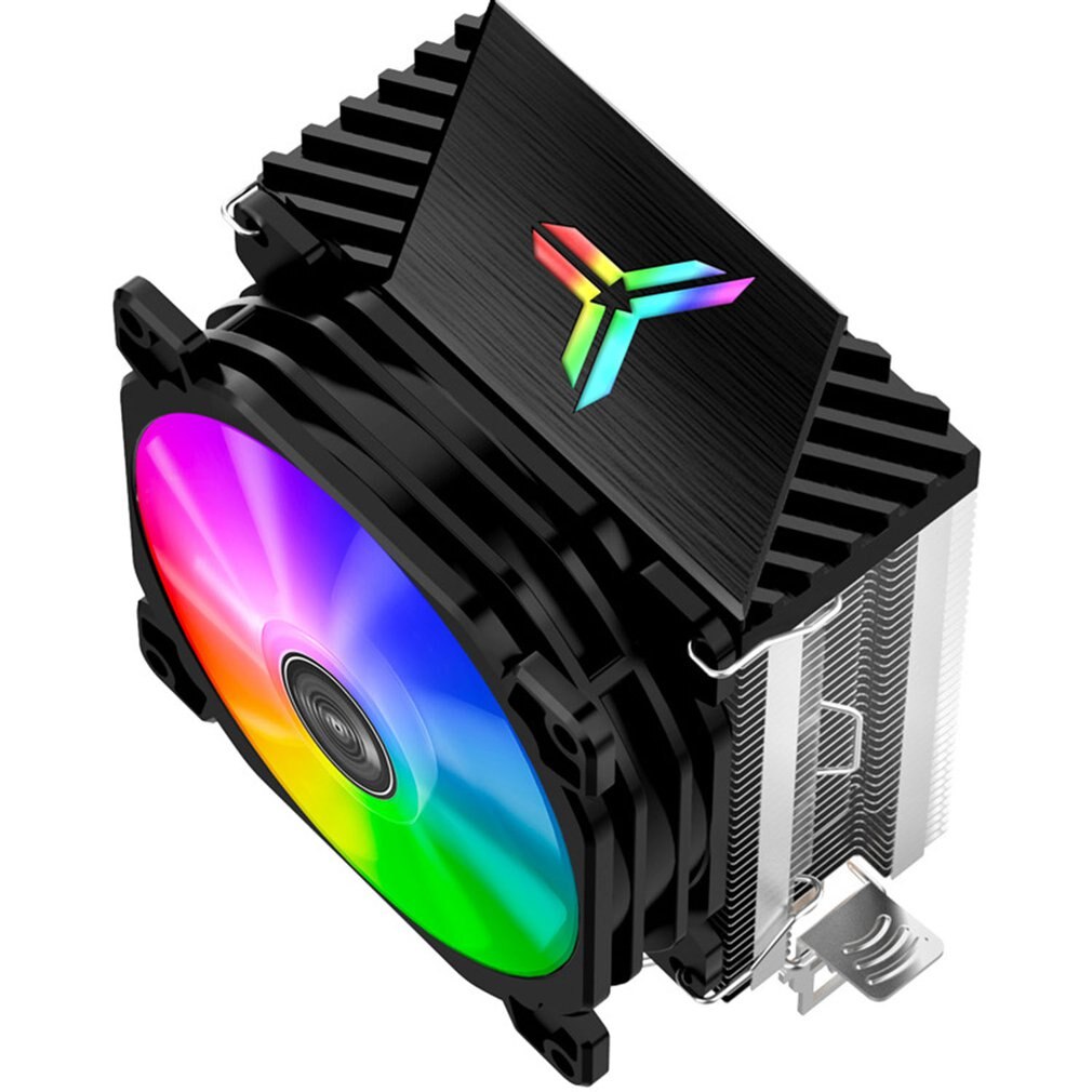 Cr1200 rgb-fodral stationär datorchassi vattenkylningsfläkt färgglad pc-dator kylfläkt kylare tyst cpu-fläkt