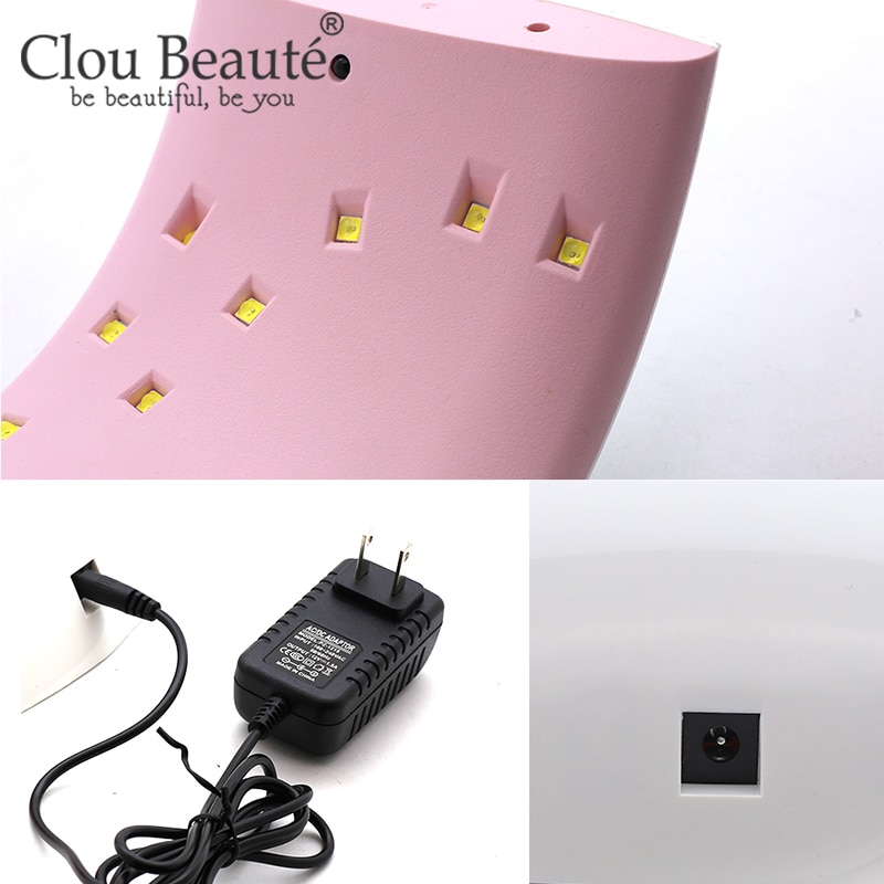 Clou Beaute Gel Polish Nail Lamp 24 w US Plug Droger LED UV Licht 6 w Mini Gel Nail Droger nagellak Manicure Fast Dry Nail Lamp