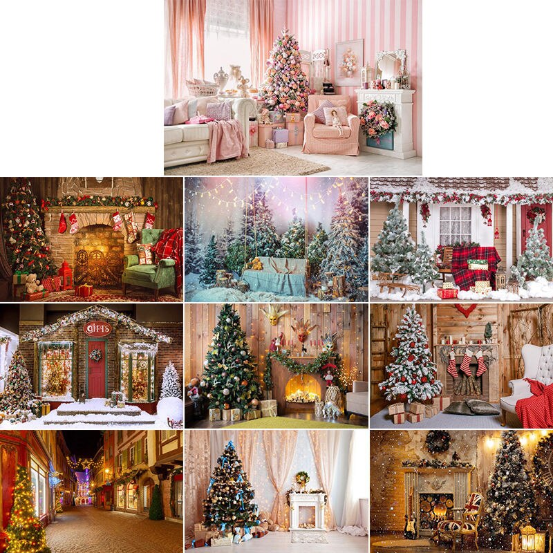 Fotografi baggrunde jul baggrund klud sner julemand hjem indretning fotostudio stof dekoration