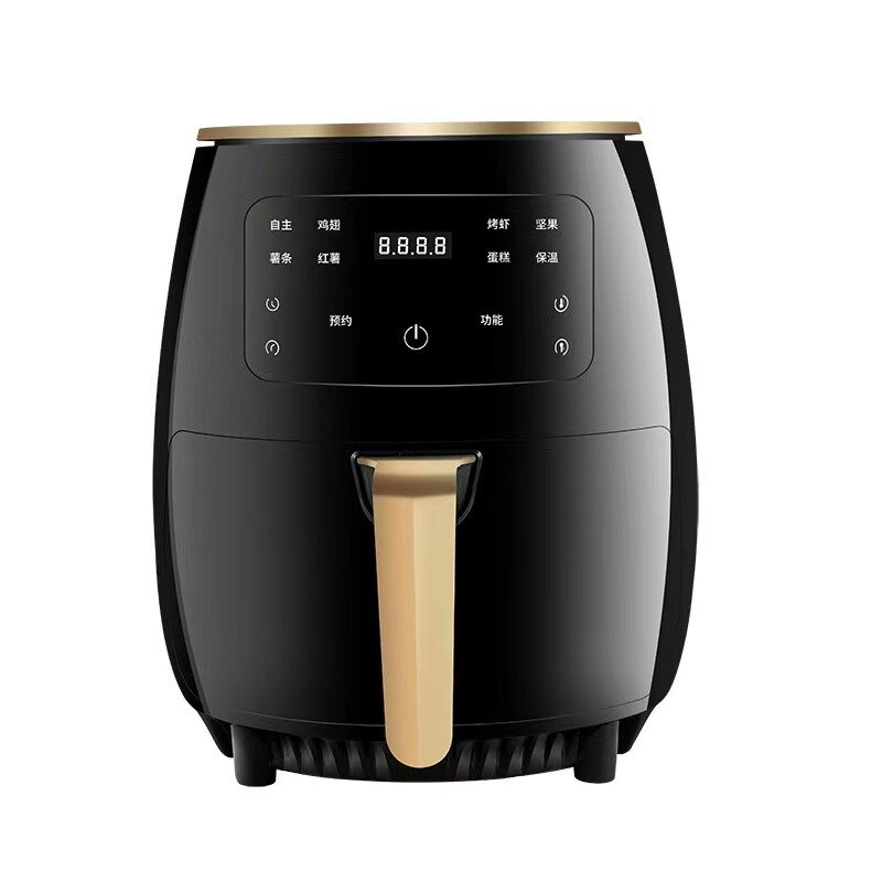 4,5 L 1200W Digital Luft Friteuse Ofen Oilless Herde Startseite Intelligente LED berühren Bildschirm mit 10 Kochen Funktionen Elektrische heißer Friteuse