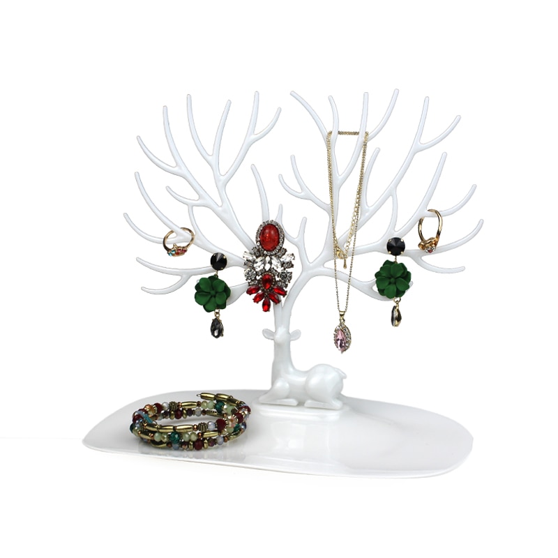 Herten Oorbellen Ketting Ring Hanger Armband Sieraden Display Stand Tray Boom Opslag Rekken Organizer Sieraden Plank Houder