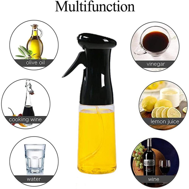 Oil Spray Bottle for Cooking BBQ Cooking Sprayer for Cooking Baking Roasting Grilling Barbecue Salad Frying Kitchen