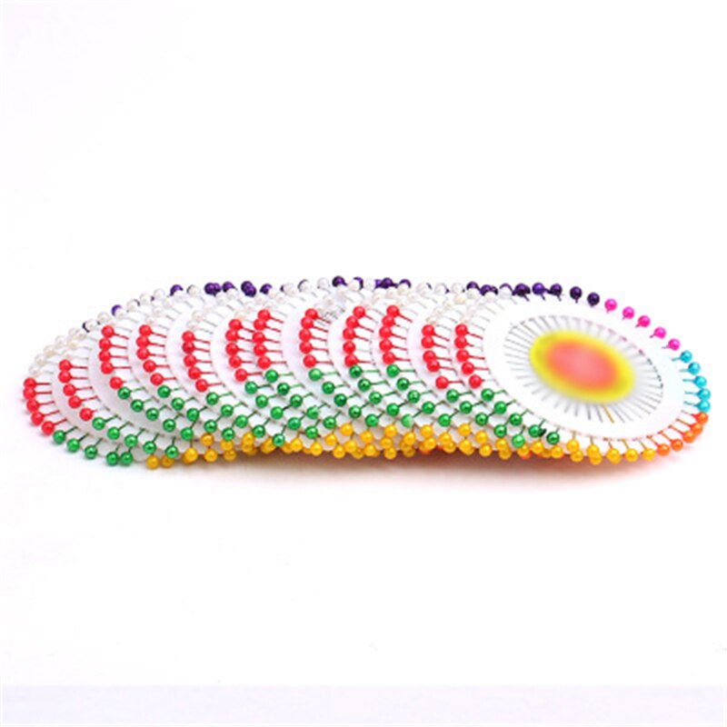 40 Pcs Positioning Pin Round Pearl Needles Hand Sewing Pins DIY Decorative Positioning Needle Sewing Enamel Positioning Pin