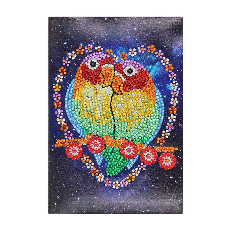 50 Pages Diamond Painting Planner Notebook Note Book Cross DIY Special Shaped Embroidery Cross Stitch A5 School Diary Book Craf: NB36