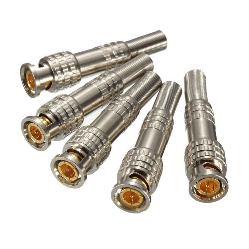 JR-B25 male solderless BNC connector for cctv camera system CCTV Monitor Accessories