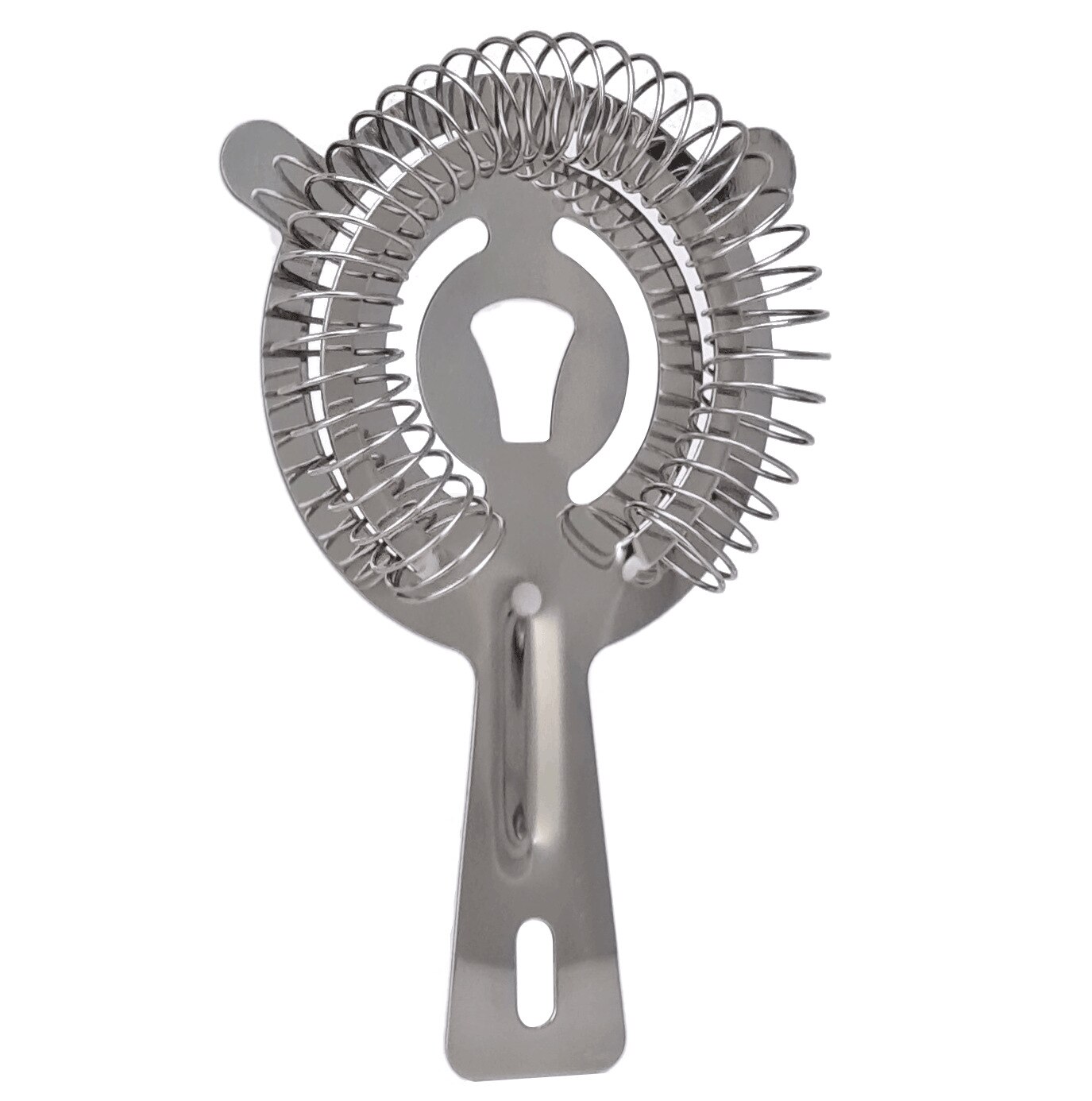 Stainless Steel Cross Cocktail Ice Filter Bar Strainer Cocktail Strainer Universal Bartender Tool Practical Cocktail Wine Home: Silver