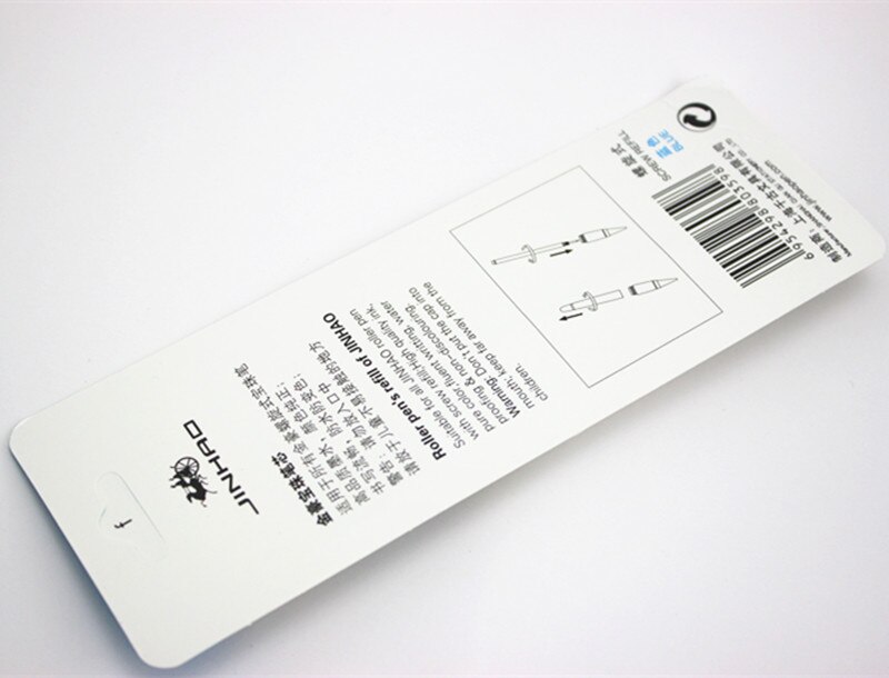 10pc black/blue screw style jinhao Ink Pen Refills for jinhao roller ball pen fluent writing refill accessories