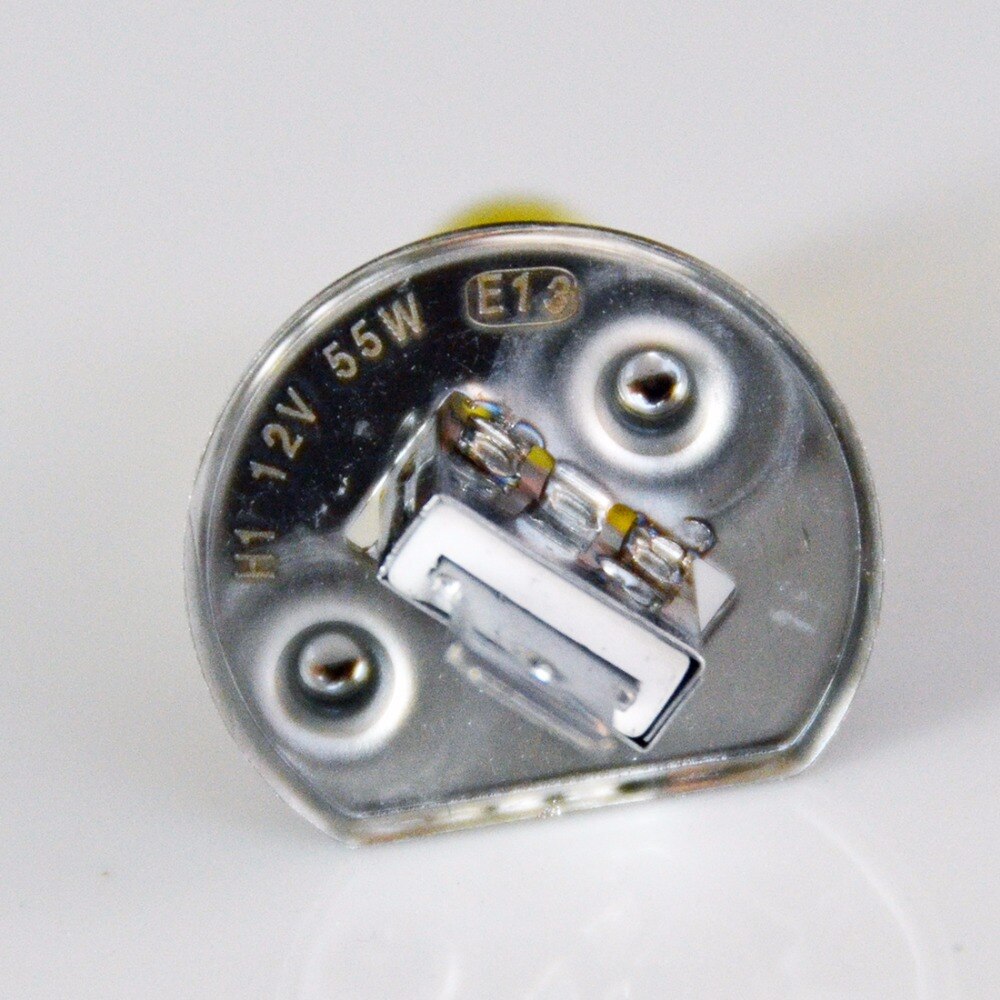 Hippcron Halogen Bulb H1 Yellow 2 PCS(1 Pair) 12V 55W 3000K Quartz Glass Car HeadLight Auto Light XENON Fog Lamp