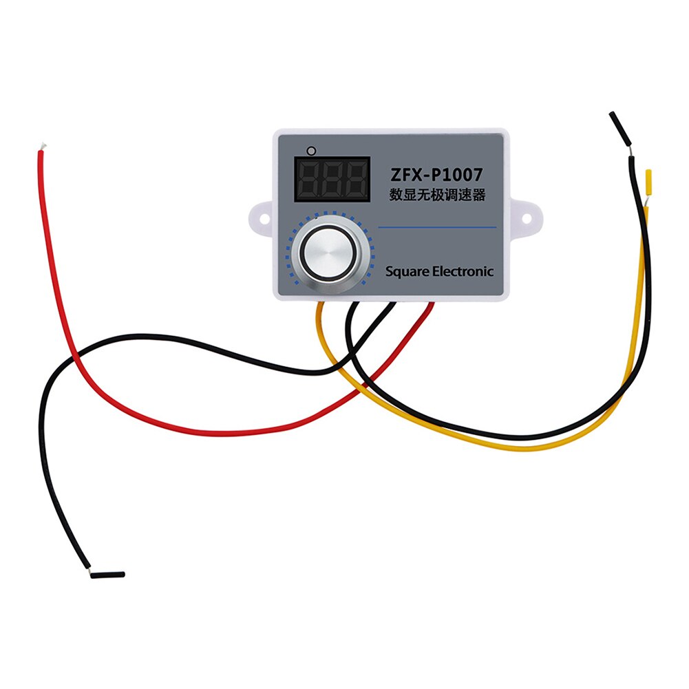 Speed Controller Stepless Speed Controller Waterproof 500W AC 220V Velocity Regulator Control Switch Motor Accessories