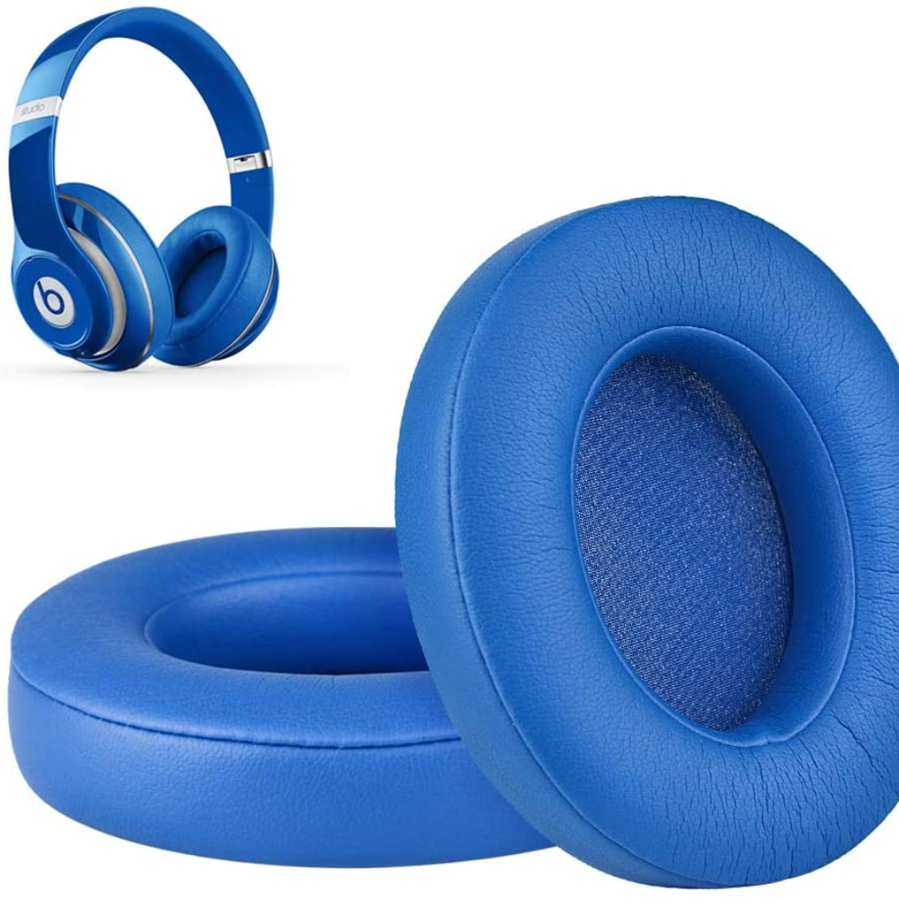 Earpads Replacement Parts Compatible with Beats by Dr. Dre Studio 2 Wireless/Wired B0500/B0501 /Studio 3 Over Ear Headphones: Blue