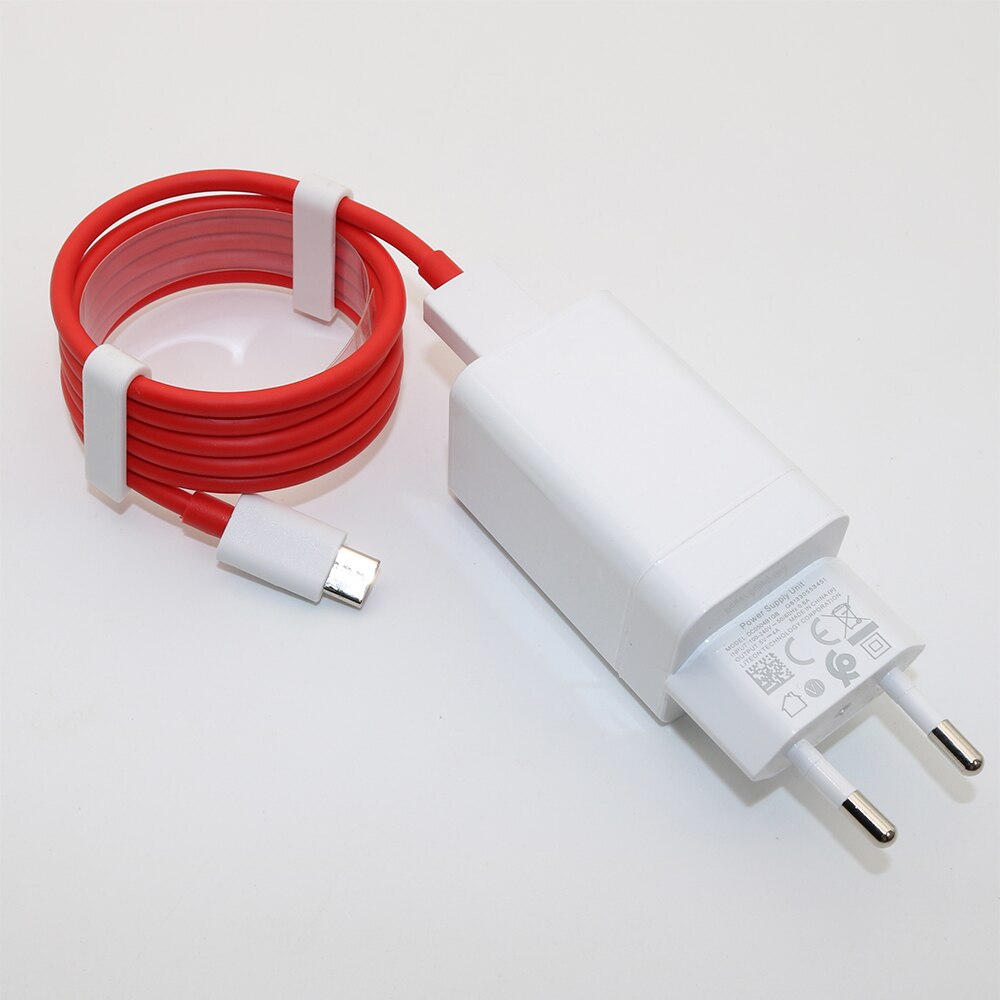 Originele Oneplus 5V/4A Dash Charger 20W Snelle Lading Eu Power Adapter 1M Usb Type C kabel Voor Een Plus 6 6T 5T 5 3T 3 Smartphone