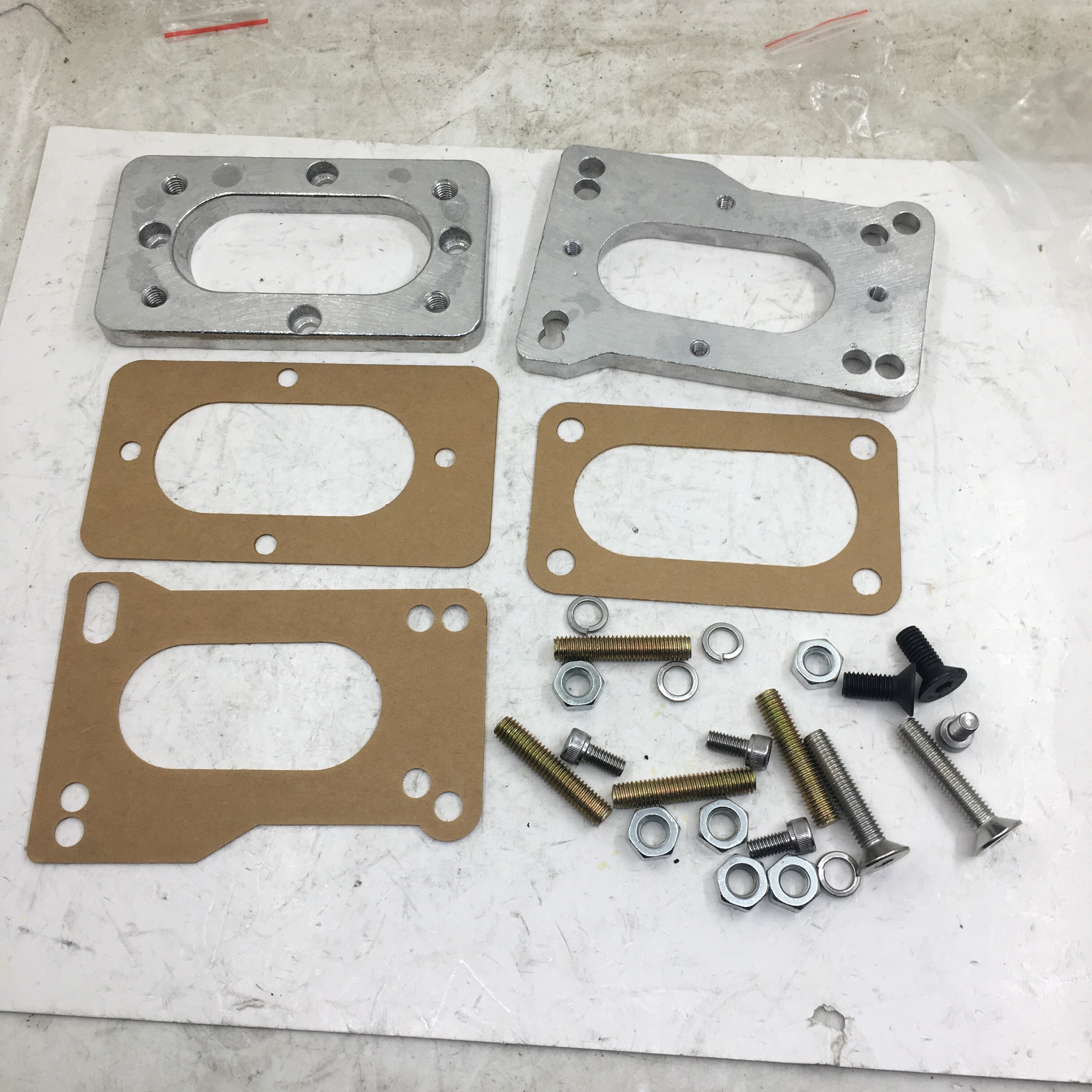 SherryBerg fajs EMPI carburettor carb Carburetor adapter kit for Toyota 22R 20R Weber gaskets hardware 32/36 dgv dgev dgav