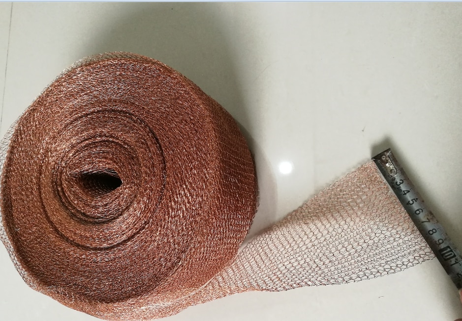 Koper Mesh voor destillatie Koper verpakking lengte 0.5 150 m breedte 10 cm draad diameter 0.25mm T2 Koper