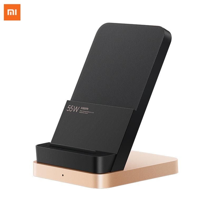 Xiaomi 55W Wireless Charger Max Vertical air-cooled wireless charging Support Fast Charger For Xiaomi 10 For Iphone