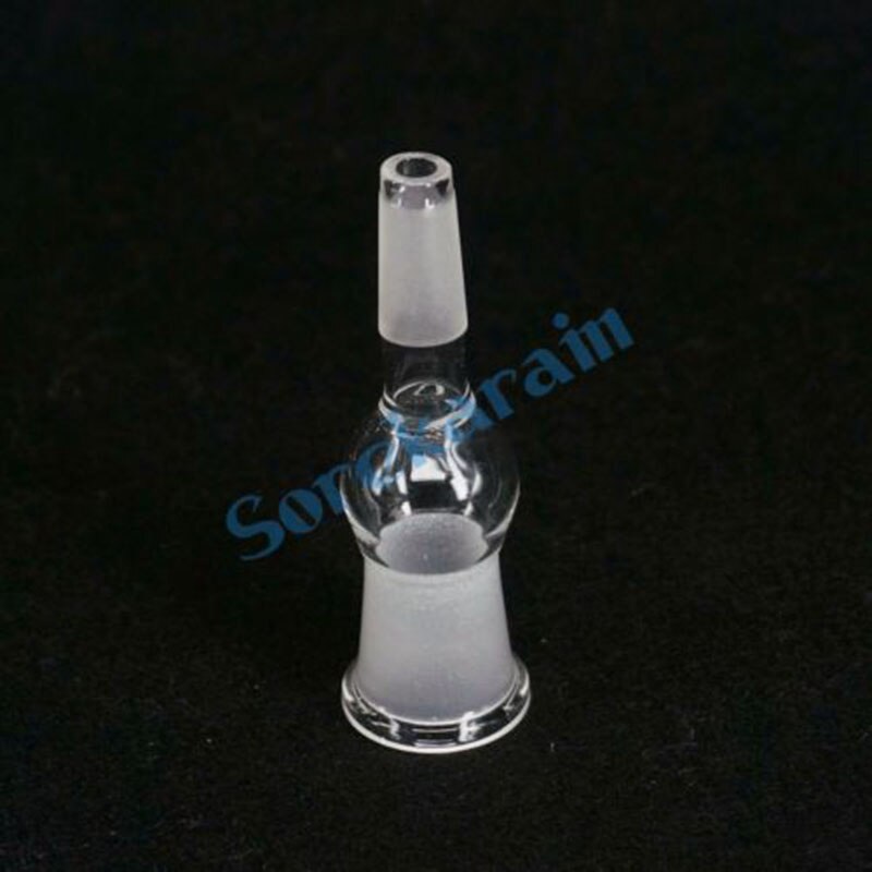Adaptador de transferencia reductora de vidrio para laboratorio químico, junta de 19/26 hembra a 12/20 macho