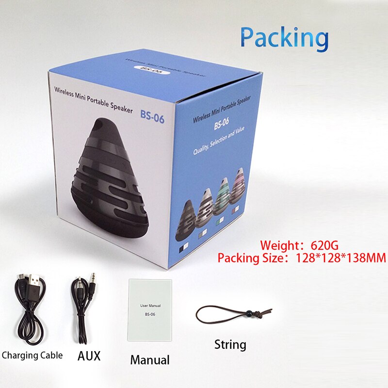 Wireless Bluetooth speaker with strong sense of technology portable Bluetooth wireless speaker better bass 24 hours