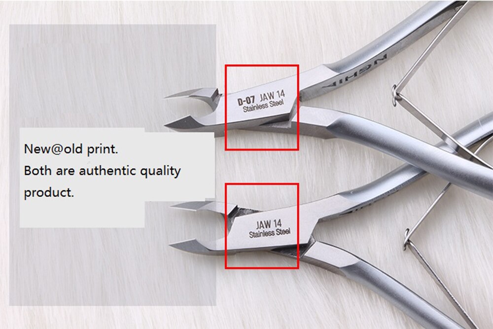Manicure værktøj negleklipper neglebånd nipper trimmer neglebånd cutter stål negleklipper sakse tang trimning  d501/d07/d03/d22/d23