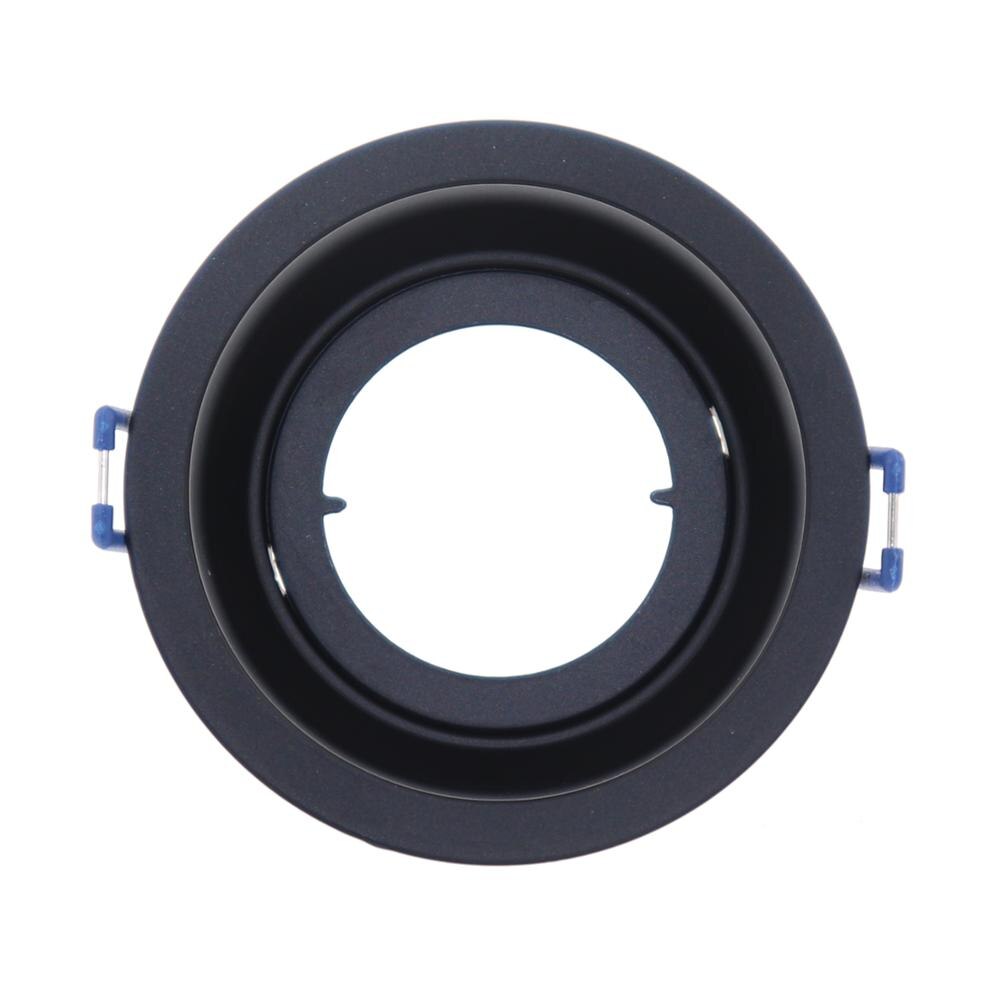 Led Zwart Plafond Lamp Houder Bases Halogeen Licht Beugel Cup Aluminium Led Downlight GU10 MR16 Spot Light Bulb Lamp Houders