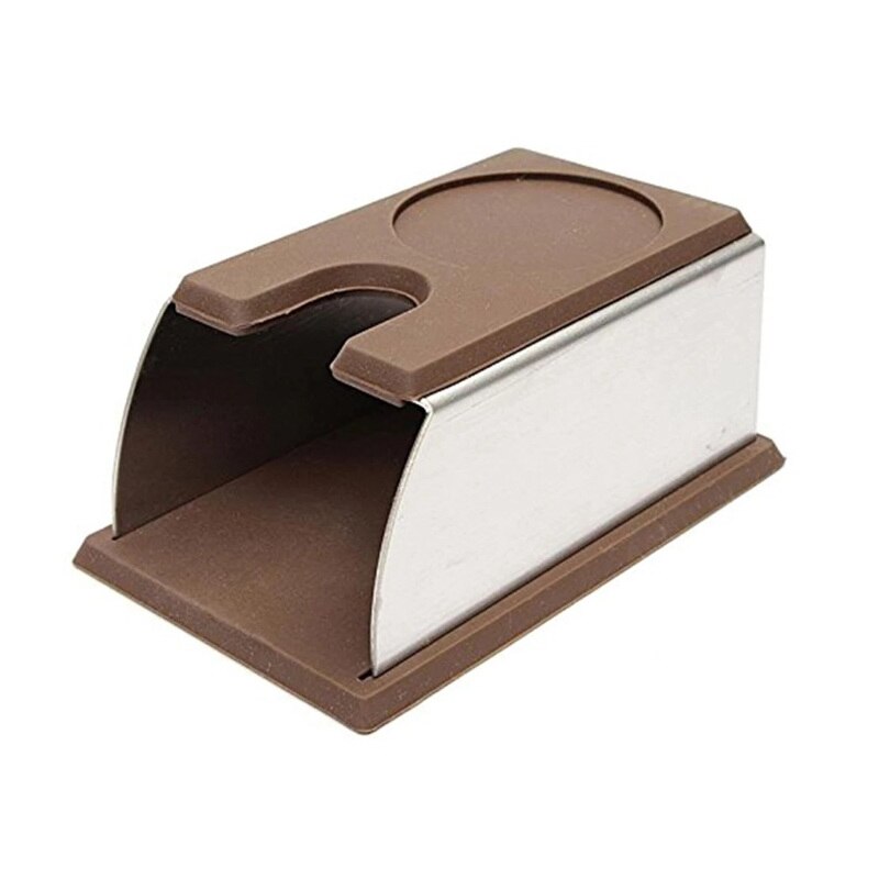 Espresso Koffie Temper Stand Rvs Aanstampen Stand Voor Koffie Machine En Koffie Sabotage Opslag Base Met Siliconen Mat: Coffee
