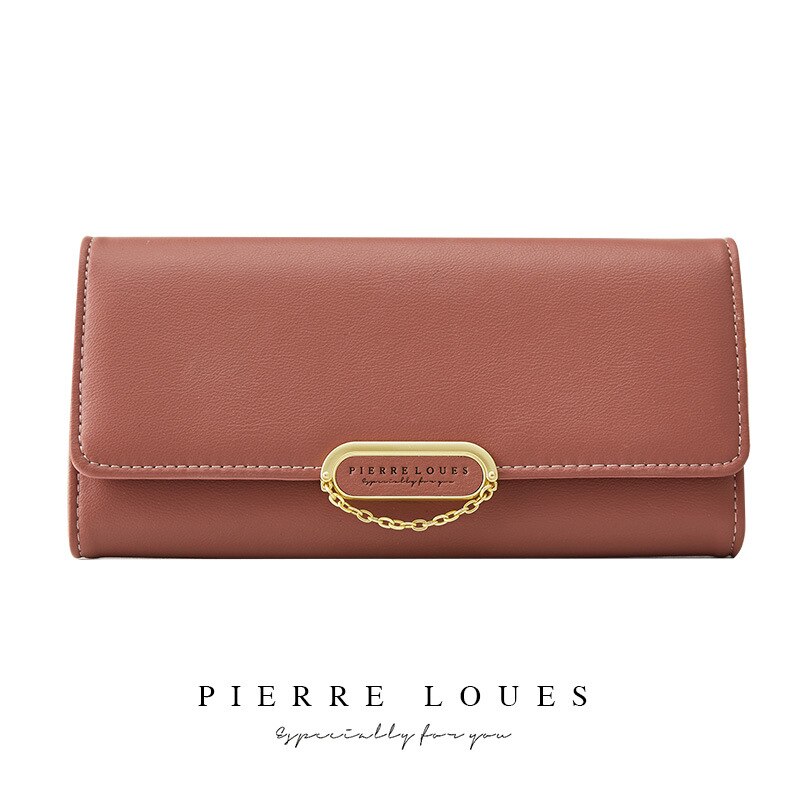 Frauen Brieftasche Einfache frauen Kupplung in Mikrofaser Leder Koreanischen Lange Brieftasche brieftasche: lotus root starch