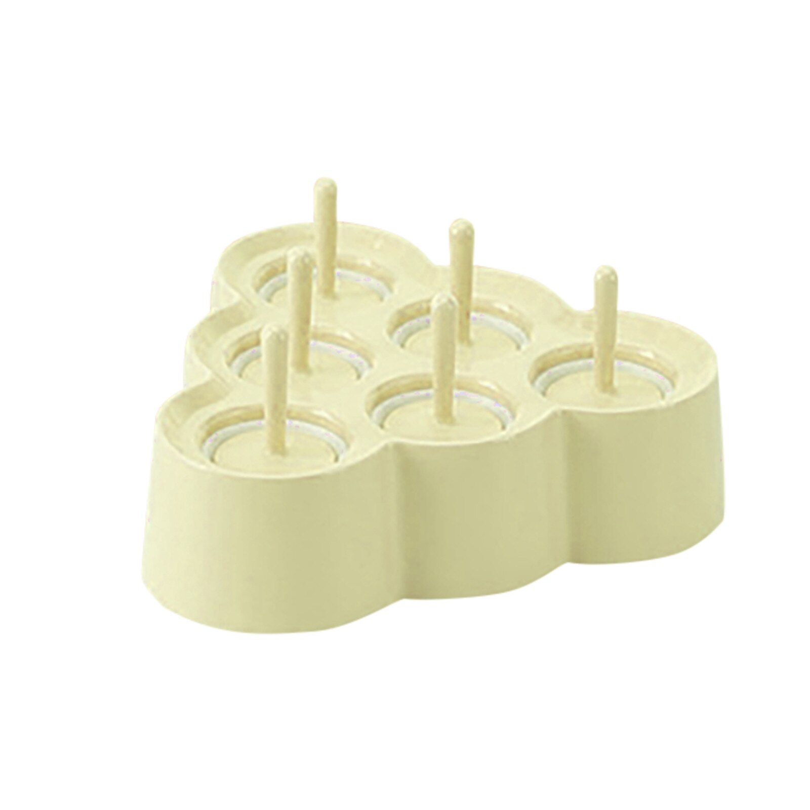 Ice Cream Tools Silicone Ice Cream Mold Ice Lolly Molds Ice With Sticks Tray Froze Форма Для Мороженого: H