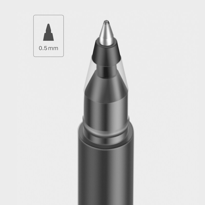 Xiaomi super holdbar skrivetegn pen 0.5mm gel pen underskrivning penne glat schweiz refill rød sort blæk pen kuglepen