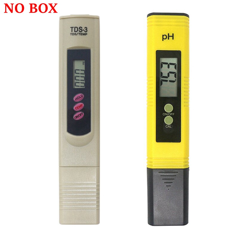 Digital ATC PH Meter Water Tester Aquarium Soil Fishing Tank Analyzer LCD Pen PH Monitor Automatic Calibration: TDS with PH meter