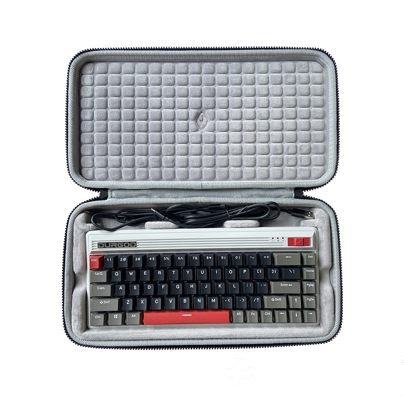 Lagerung Schutz Hard Shell Tasche Box Fall für DURGOD Fusion 68-schlüssel Bluetooth 60% Mechanische Tastatur