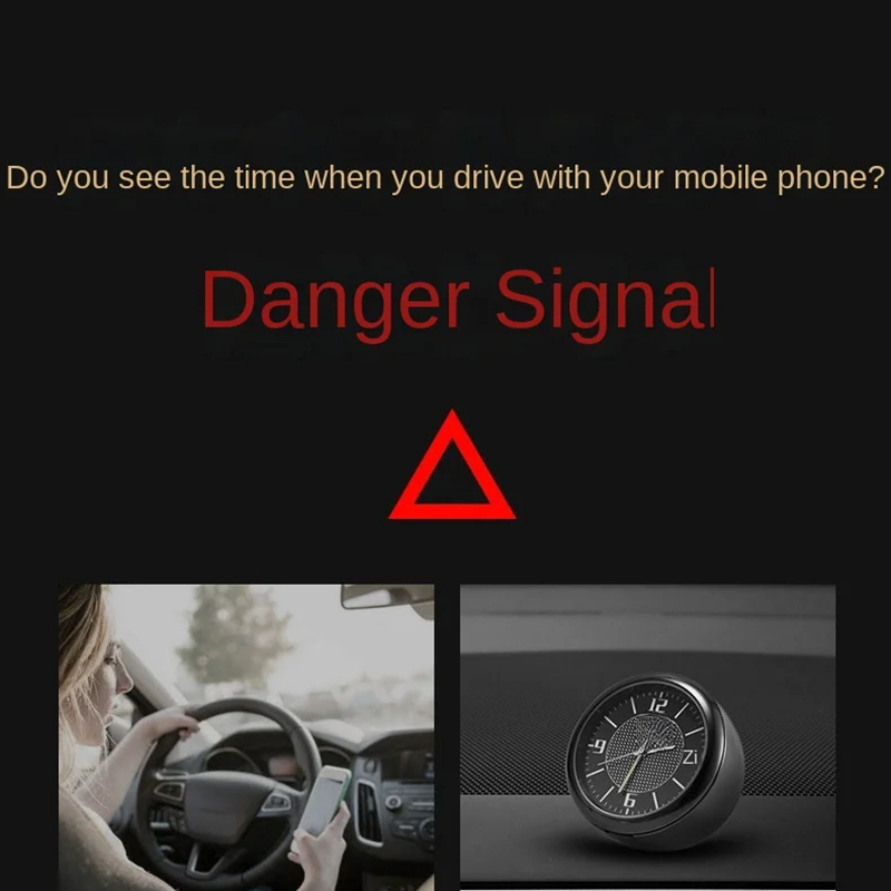 Auto Uhr Leuchtende Mini Autos Interne Stock-an Digital Uhr Mechanik Quarz Uhren Auto Auto Ornament Zubehör