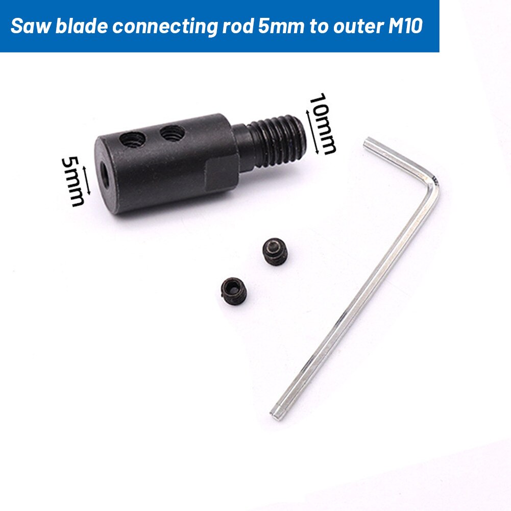 M10 Adaptor Saw Blade Connecting Rod Shaft Arbor Mandrel Connector Joints Coupling Chuck Adapter 5-14mm Angle Grinder Access