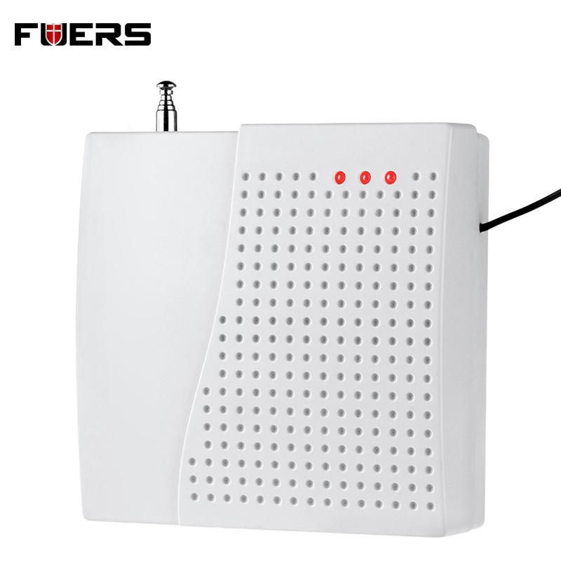 Fuers td trådløs signal repeater sender forbedrer sensros signal 433 mhz extender til vores hjem sikkerhed indbrudssystem