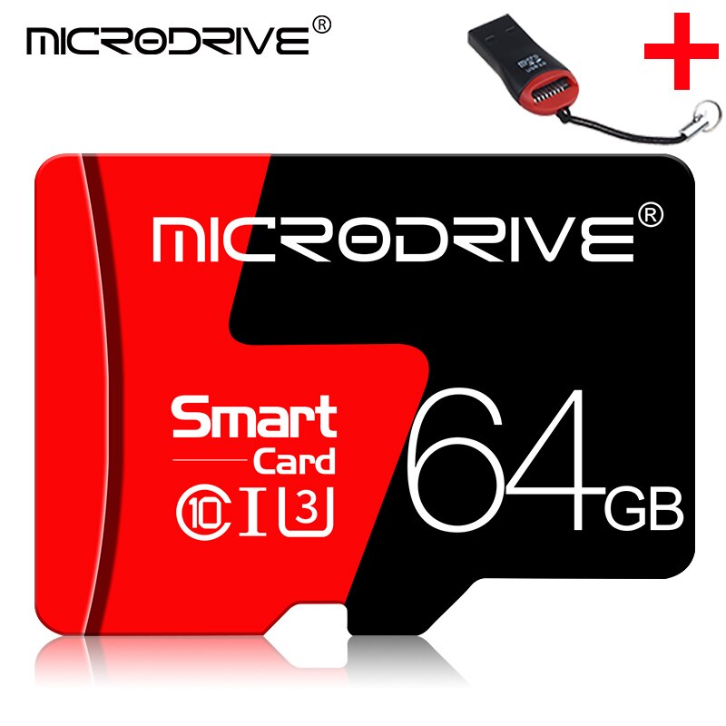 Real capaciteit Micro SD Geheugenkaart 8 GB/16 GB/32 GB/64 GB/ 128GB Micro Sd-kaart Flash drive TF/sd-kaart voor Samsung telefoon: 64GB and Gift