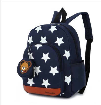 2019 novo saco de escola do berçário da criança estrelas mochila do jardim de infância leve reino unido: C