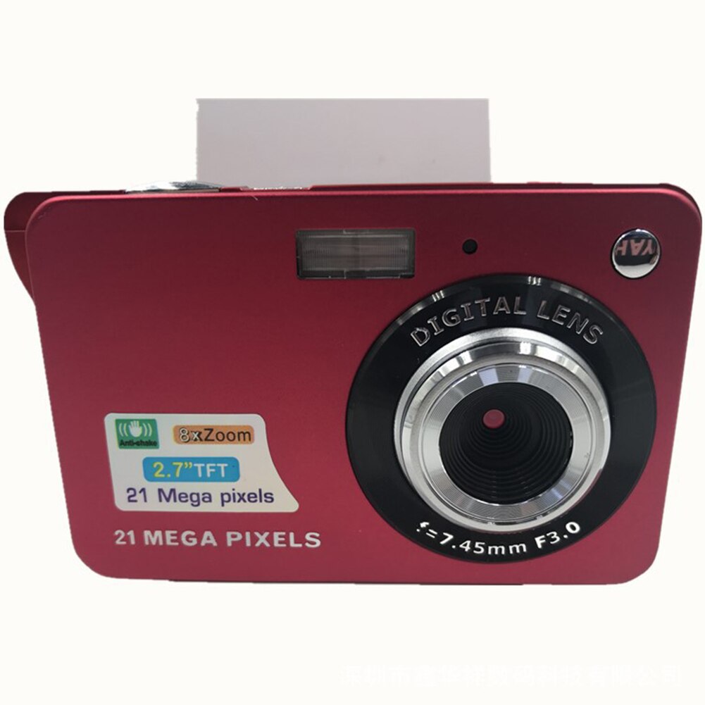 2100MP LCD Anzeige draussen 8X Zoomen Video Aufnahme USB Aufladbare HD Mini Digital Kamera freundlicher Erwachsene Reise Fotografie