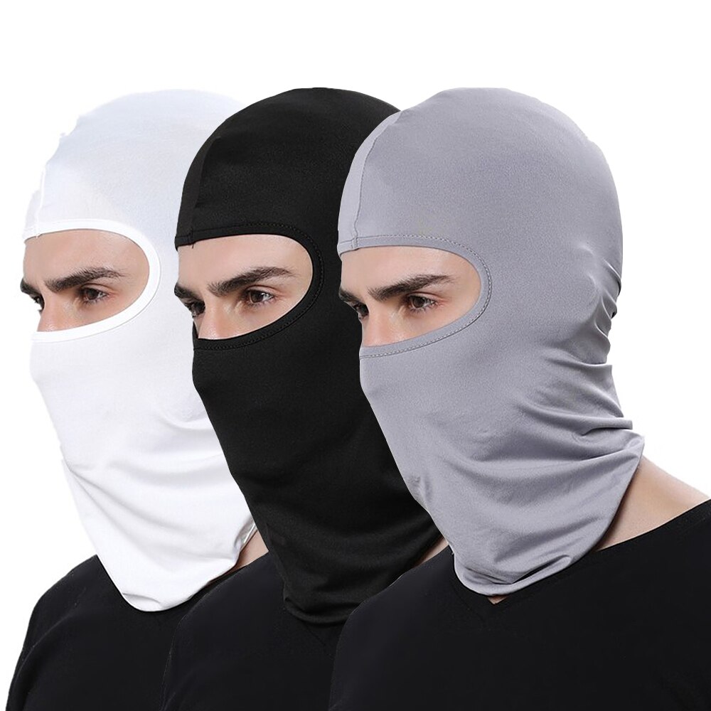 Protective Headgear Breathable Outdoor Biking Ski Dust-proof Windproof Motorcycle Helmet Full Face Mask Mouth Cover Eye Open