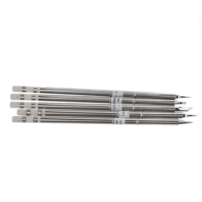 5 Pcs T12 Serie Soldeerbout Tips Voor Hakko FX951 Bakon 950D Soldeerstation