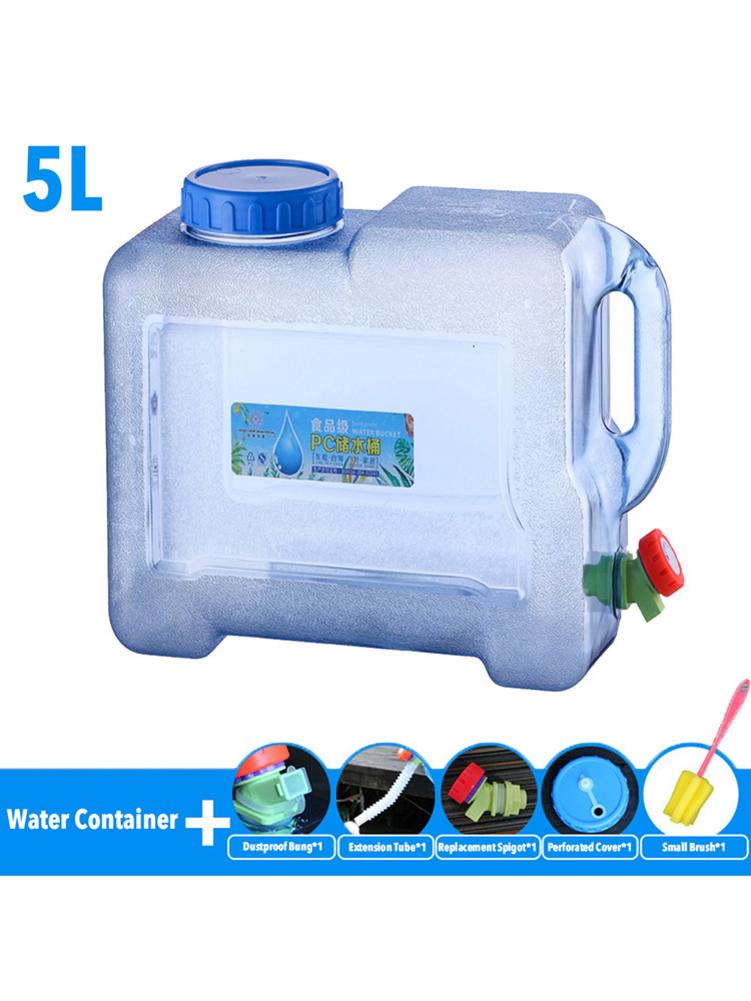 Outdoor Water Container Carboy Met Spigot Draagbare Water Opslag Carrier Jug Kantine Voor Camping Wandelen Emergency