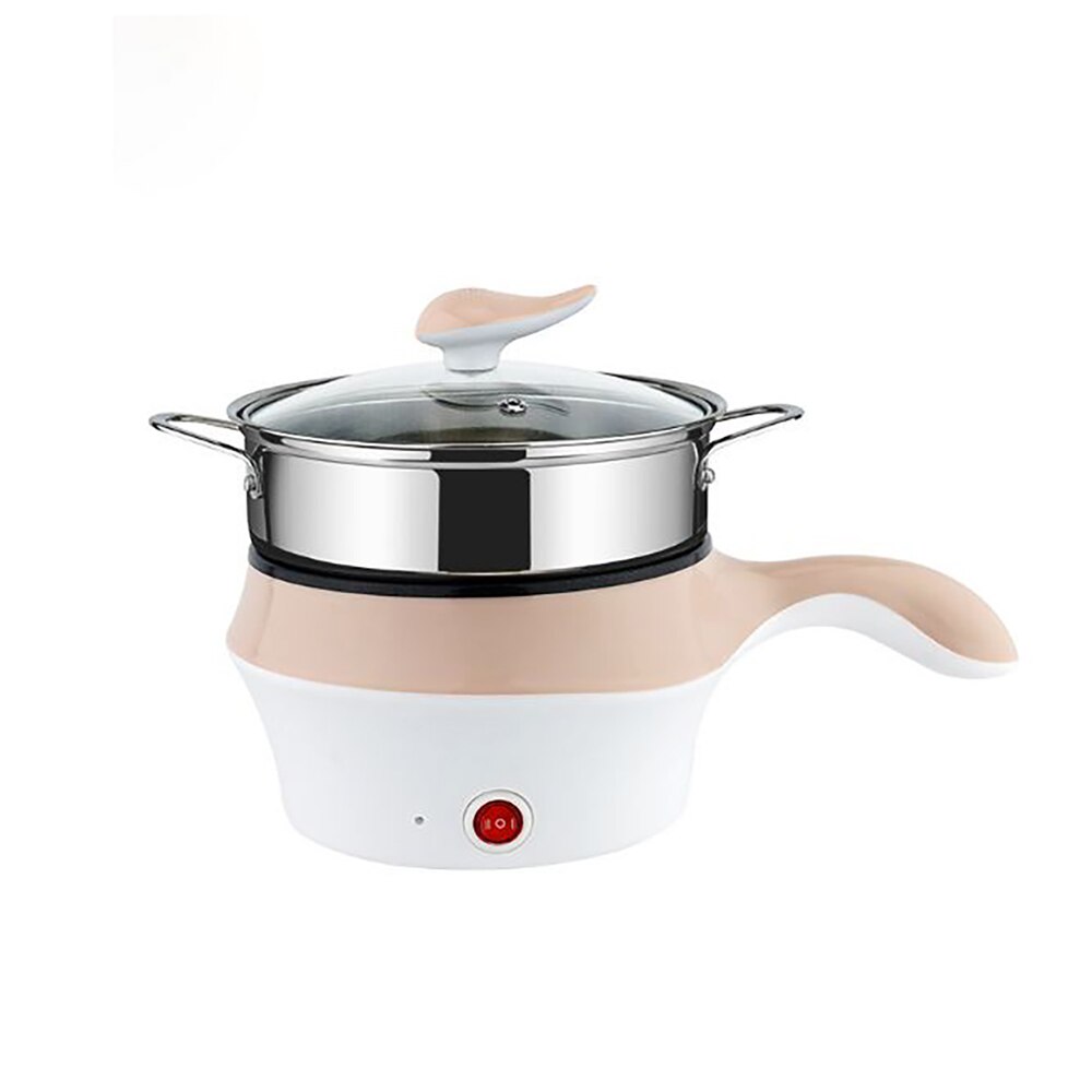 Sartén eléctrica multifuncional para cocinar arroz, máquina de Cocina eléctrica, antiadherente, para cocinar fideos, vaporizador, calentador de sopa